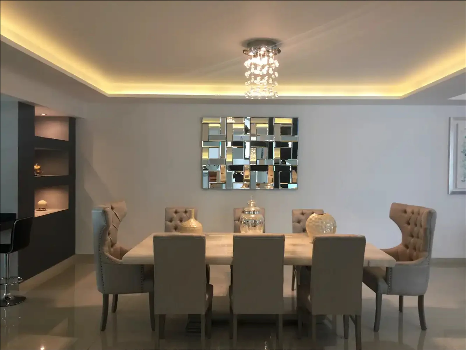 Proyecto Alcázar — Comedor y sala