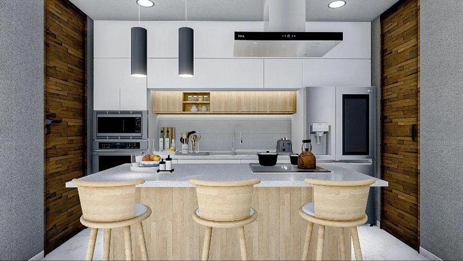 Real de Valdepeñas II — Cocina con isla