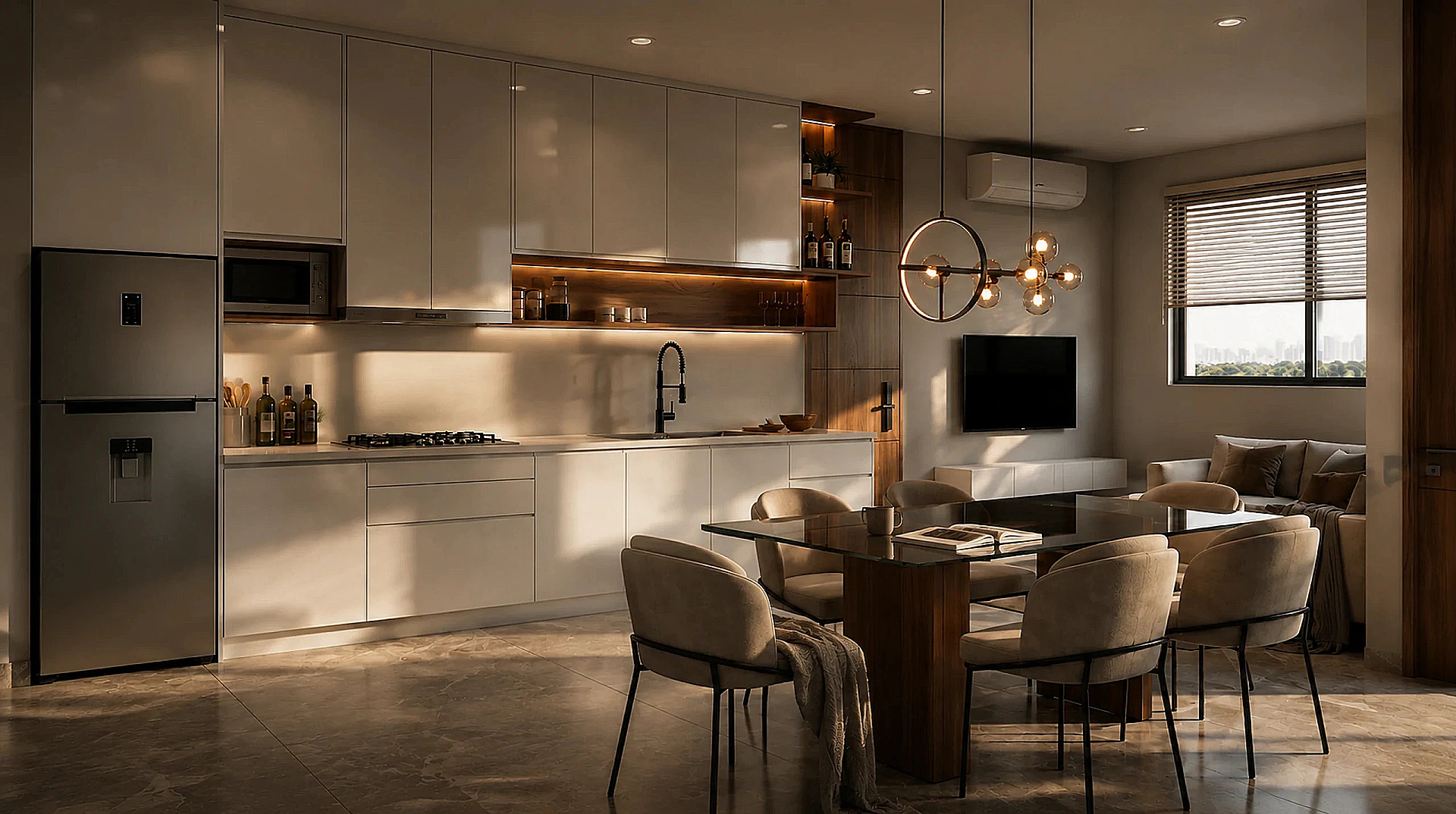 Torres Tadeo — Cocina y comedor
